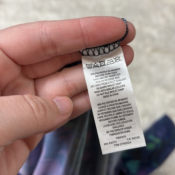 NWT French Connection Tie Dye Multi Color Mesh Button Down Shirt XL - Picture 8 of 10